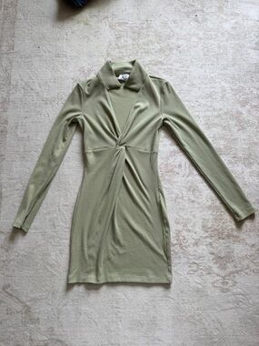strapless open back dress Lewisa Maxi Dress Green Stripe main image 1